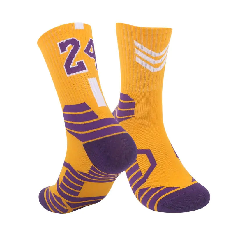 Breathable Non-Slip Pro Basketball Socks for Unisex, and Kids