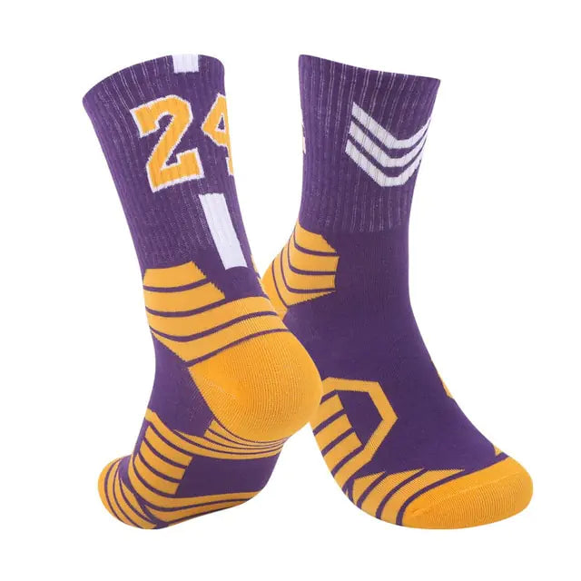 Breathable Non-Slip Pro Basketball Socks for Unisex, and Kids