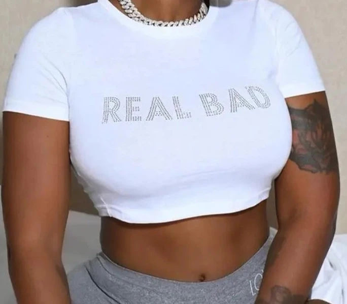 'Real Bad' Crop Top